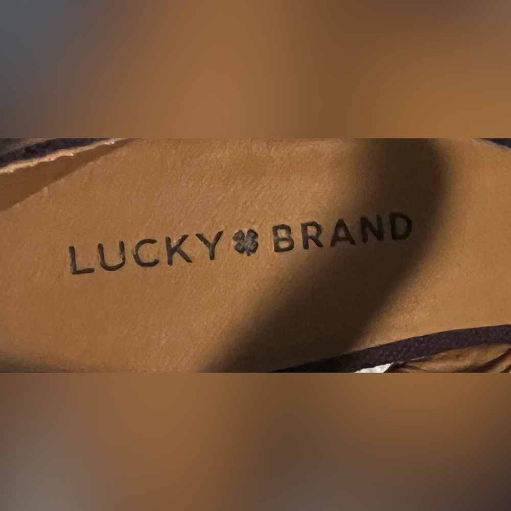 Lucky Brand navy blue wedges Size 9 - Picture 4 of 5